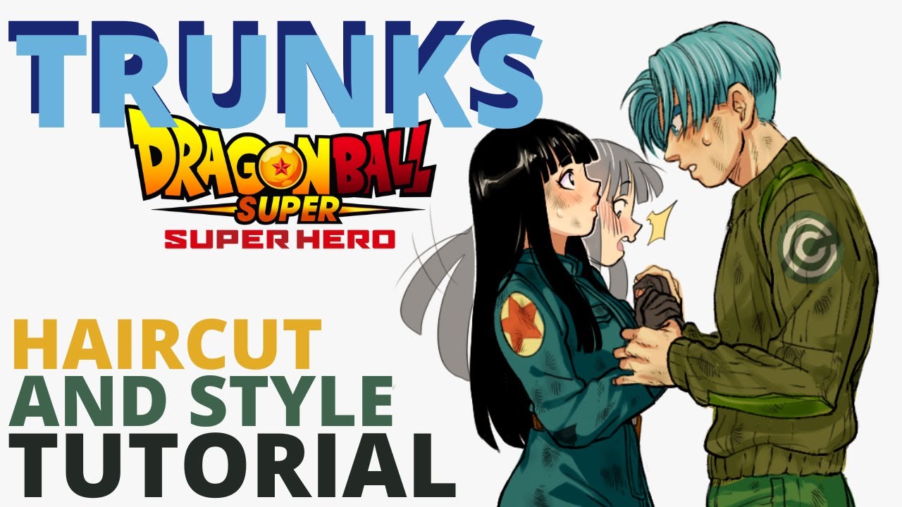 TRUNKS, Dragon Ball Super Hero (unixes CURTAIN BANGS haircut and