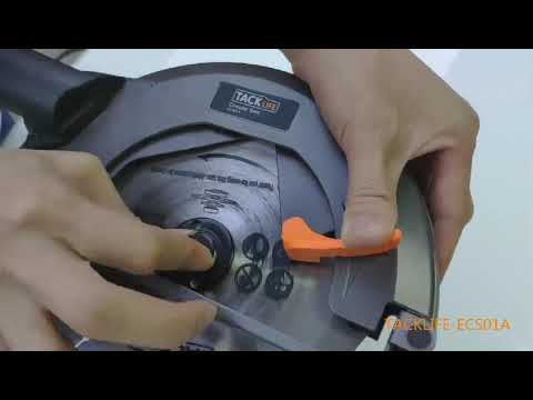 TACKLIFE ECS01A 1800W Circular Saw——Include the correct saw blade  installation sequence - YouTube