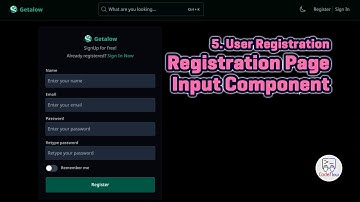 Designing User Registration Page with Laravel/Livewire, Tailwind CSS, and Alpine js