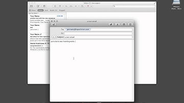 Mac OS X Mail App - test email