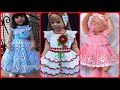 Very beautiful crochet baby frock collection