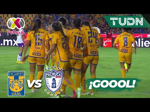 ¡Tigres ‘ruge’ en el Volcán! Golazo de Belén | Tigres 1-0 Pachuca | AP2023 Liga Mx Femenil J5 | TUDN