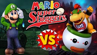 ASM: Luigi Vs Bowser Junior *Mario Super Sluggers* Baseball Match!!