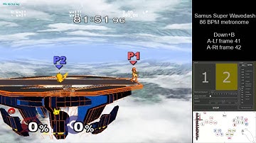 Samus Super Wavedash Trainer