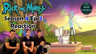 Rick's a Shy Pooper! - Rick and Morty Season 4 Episode 2 - Reaction