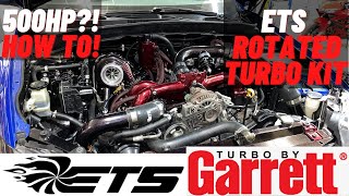 ETS ROTATED TURBO KIT INSTALL!! (STI) screenshot 4