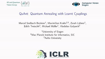 [ICLR 2023 Oral] QuAnt: Quantum Annealing with Learnt Couplings