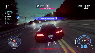 More 1200 Hp Audi R8 Night Gameplay - Nfs Heat Hd 60 Fps