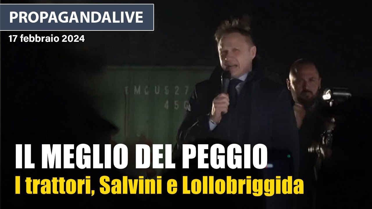 Il meglio del peggio della politica: Salvini, Lollobrigida, i trattori e Sanremo