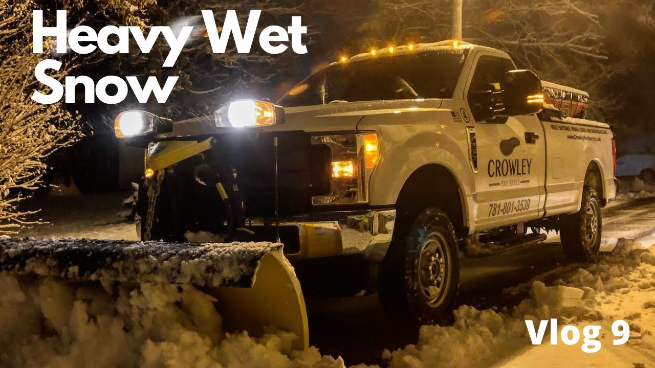 Как справиться с обильным мокрым снегом — видеоблог 9