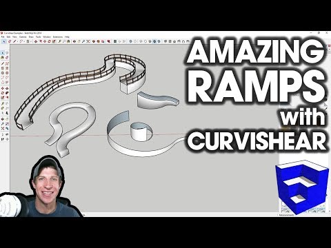 EASY RAMPS in SKETCHUP with Curvishear by Fredo6!