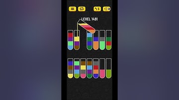 Water sort puzzle level 1491