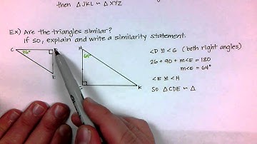 Geometry 6-3:  Prove Triangles Similar by AA