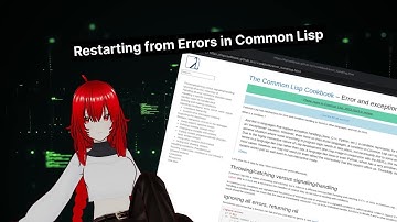 Restarting from Errors in Common Lisp
