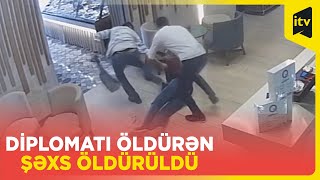 Türkiyəli diplomat Osman Kösenin İraqda şəhid olduğu anın görüntüsü