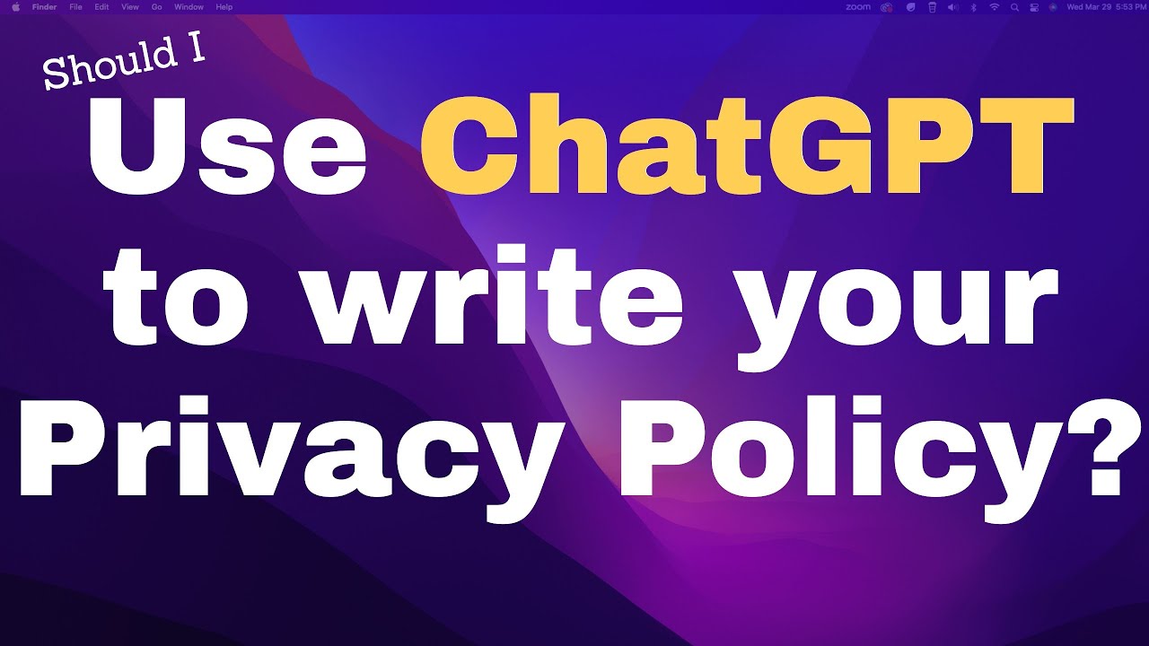 Privacy Policies from ChatGPT? Is that best? - Ask Kori Privacy Policies From Chatgpt? Is That Best? - Ask Kori