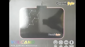 Unboxing of Cosmic Byte Volcano Mousepad...