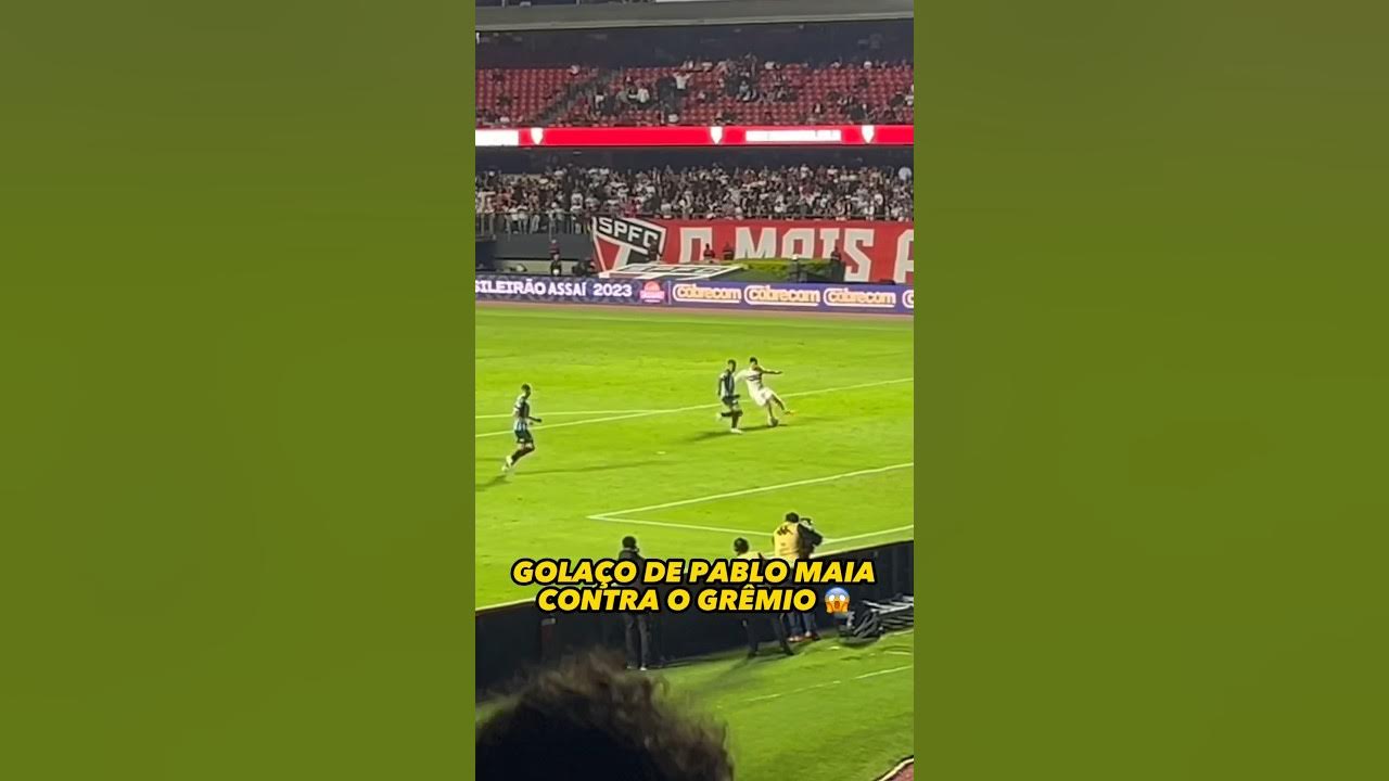 Pablo Maia: golaço e Craque do Jogo - SPFC