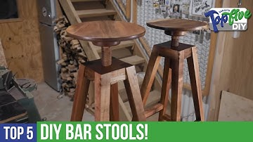 Top 5 DIY Bar Stools! The Best Maker Videos for Your Next Build!