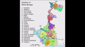 West Bengal district map | West Bengal map | West Bengal | Geography #@Knowledge hub4u