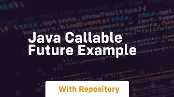 java callable future example