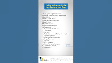 24 High-Demand Jobs in Australia for 2025 | Top Career Opportunities for Foreigners