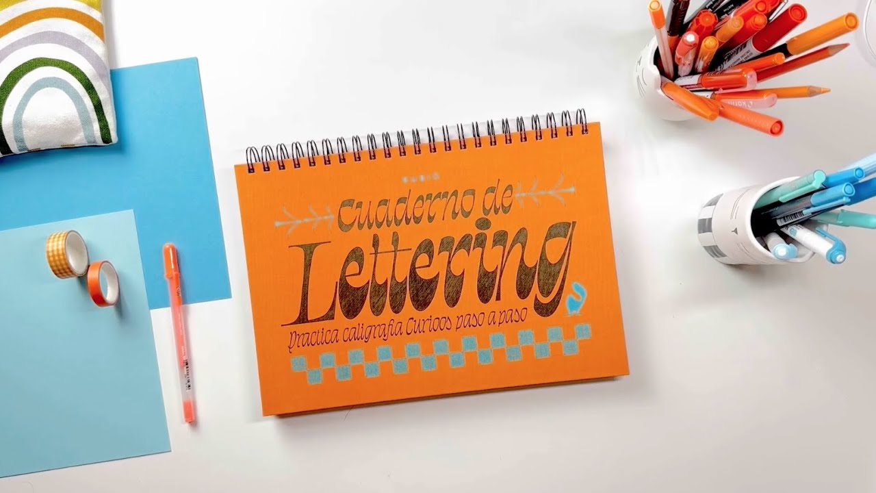 Cuaderno de lettering y caligrafía creativa para principiantes