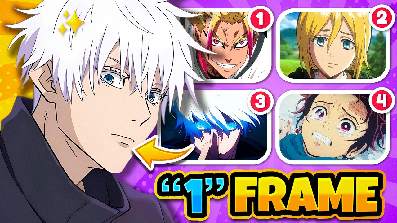 УГАДАЙТЕ АНИМЕ ПО ОДНОМУ КАДРУ 🎯 | НОВИЧОК ➜ ОТАКУ - ВИКТОРИНА ПО АНИМЕ 🔥