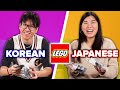 People Try Building A Lego Set While Speaking Different Languages