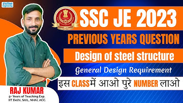 1. General Design Requirement - I | SSC JE PYQs | DSS | Raj Kumar Sir #sscje2023 #sscpyq