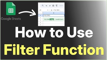 Filterfunctie gebruiken in Google Sheets: volledige tutorial