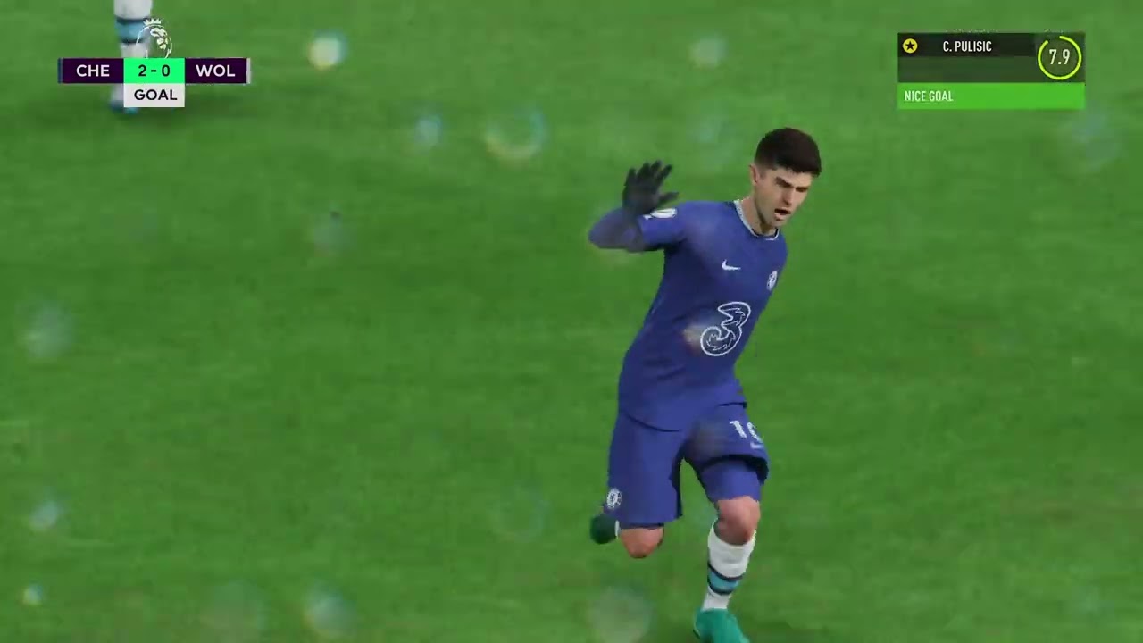 long shot fron pulisic