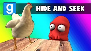Gmod Hide and Seek: Buff Characters - The Birds vs The Lobster (Garry's Mod)