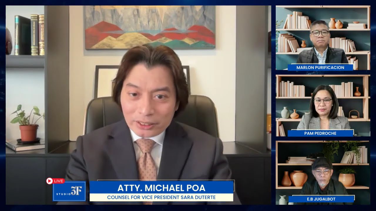 ATTY. MICHAEL POA • THE VICE PRESIDENT'S IMPEACHMENT - YouTube