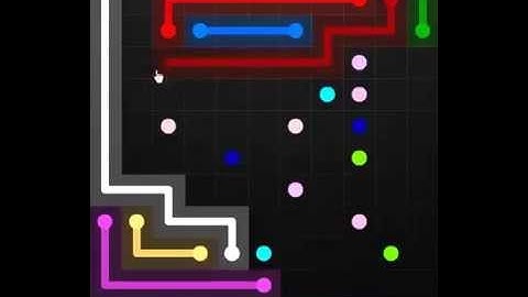 11 × 11 MANIA LEVEL 77 - FLOW GAME ON FACEBOOK Connect the dots
