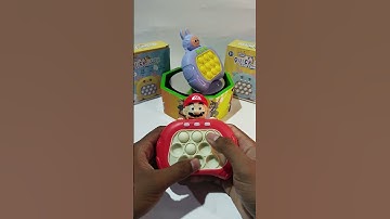 Playing push game super mario, pop it elektrik, push game challenge, asmr, #popit #toys
