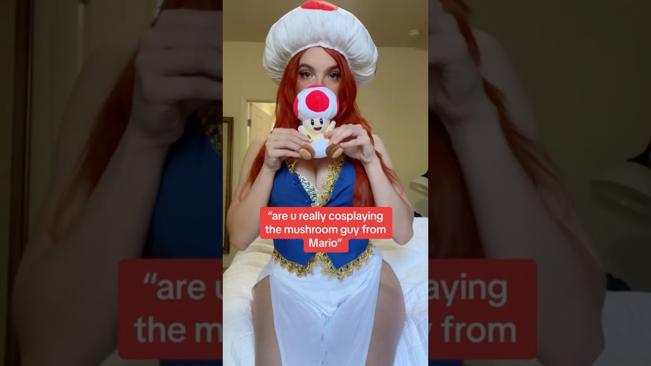 Yes, and? Toad from Mario cosplay!!