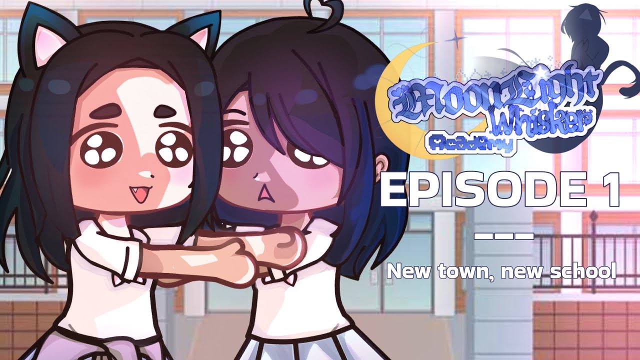 Online Best Friends REUNITE!! || Moonlight Whiskers Academy Ep 1 || Gacha Voice Acted Series
