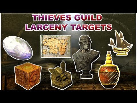 SKYRIM REMASTERD THIEVES GUILD LARCENY TARGETS