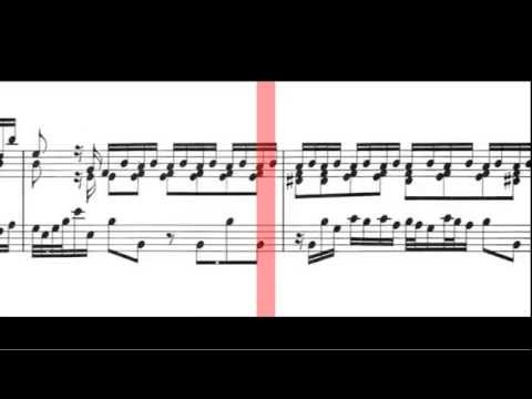 BWV 914 - Toccata in E Minor (Scrolling)
