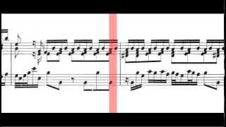 BWV 914 - Toccata in E Minor (Scrolling)