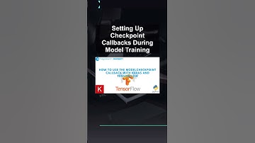 Setting Up Checkpoint Callbacks During Model Training #ai #artificialintelligence #machinelearning