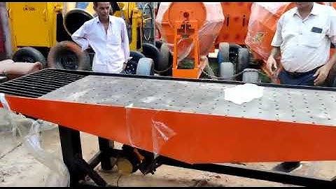 Testing single phase Vibration table before delivery.   contact 9771619788.