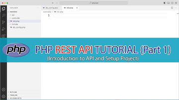 How to Create RESTful API With PHP & MySQL Tutorial - What is REST API + Project Setup (Part 1)