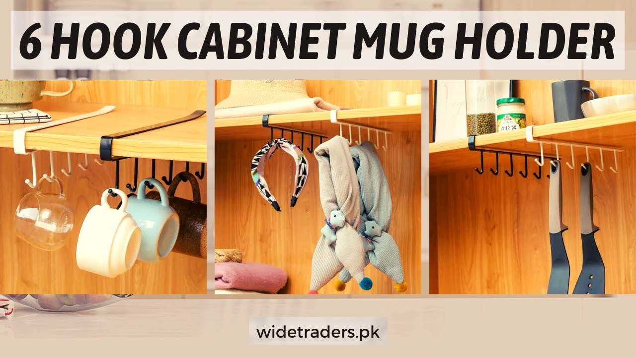 6 Hook Mug Holder & Multipurpose Organizer Product Review