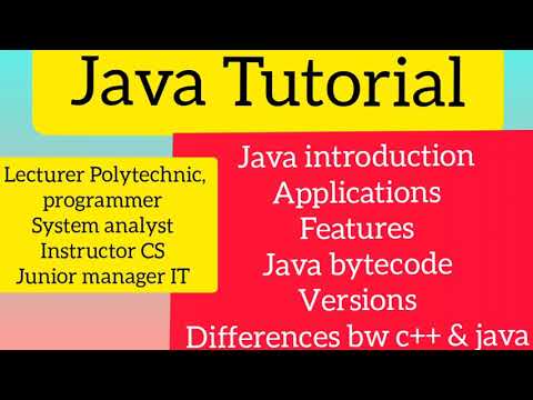 JAVA Tutorial(Part-1) | Kerala PSC| Lecturer CS Polytechnic |Programmer| System analyst |Instructor