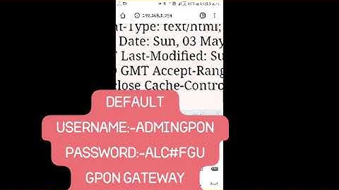 How to change password of Nokia router or GPON gateway?
