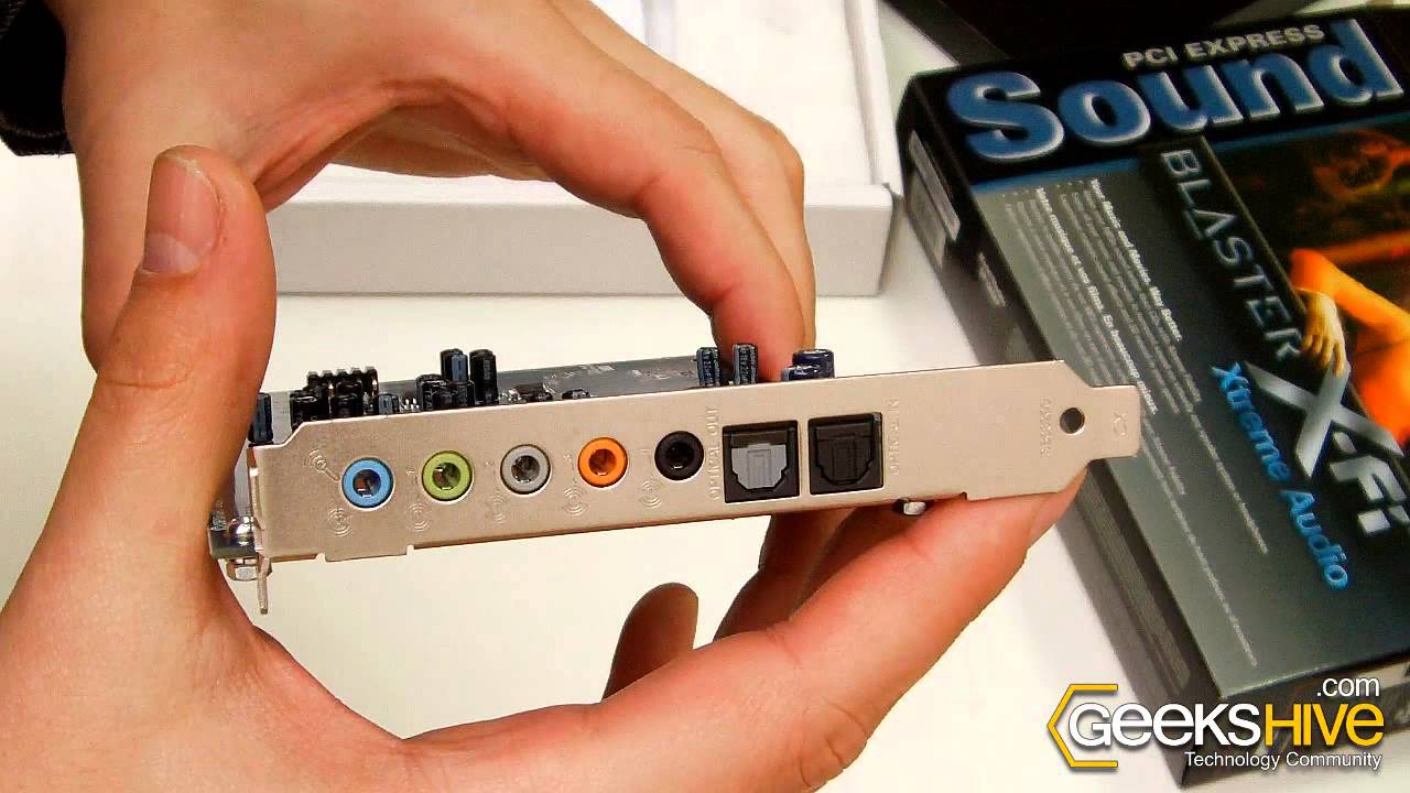 Creative Sound Blaster X-Fi Xtreme Audio PCI Express Sound Card - Unboxing by www.geekshive.com