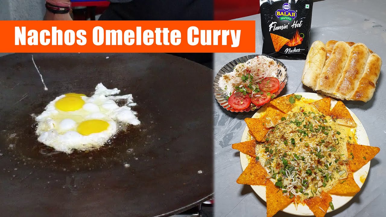 Nachos Omelette Curry || Most Unique Egg Curry || Indian Street Food | Tasty Street Food