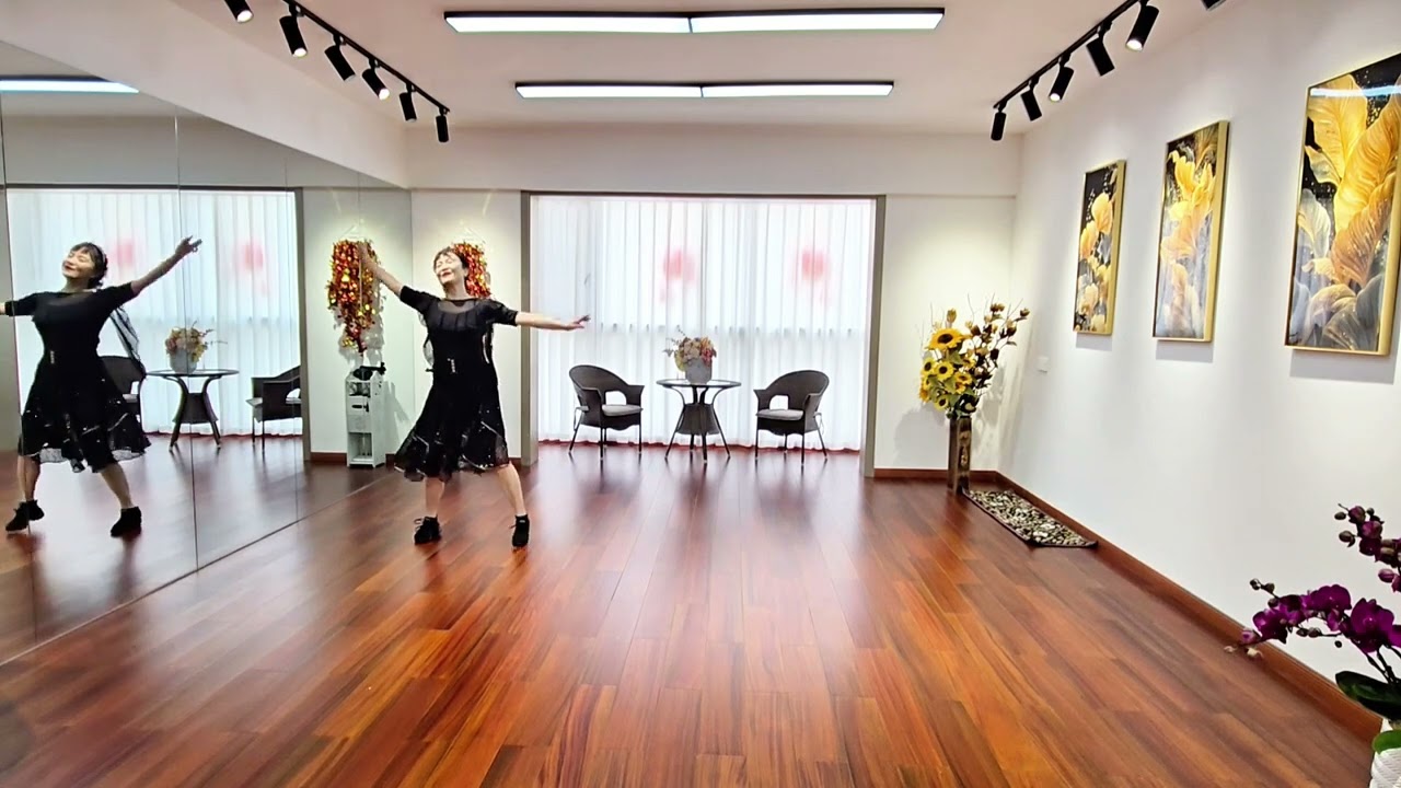 Woman Flower Line Dance Count